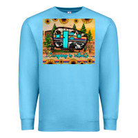 Ocean Blue camping is intents Premium Sweatshirt - JahusDesignShop