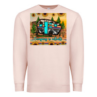 Pale Pink camping is intents Premium Sweatshirt - JahusDesignShop