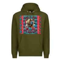 Army Green Just A Girl Who Loves Horses Premium Hoodie - LillyAllenDesigns