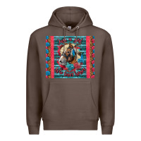 Coffee Just A Girl Who Loves Horses Premium Hoodie - LillyAllenDesigns