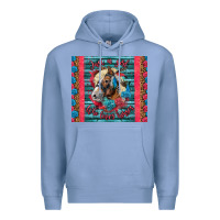 Colony Blue Just A Girl Who Loves Horses Premium Hoodie - LillyAllenDesigns