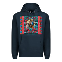 Navy Just A Girl Who Loves Horses Premium Hoodie - LillyAllenDesigns