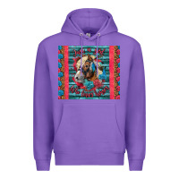Purple Just A Girl Who Loves Horses Premium Hoodie - LillyAllenDesigns
