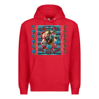 Red Just A Girl Who Loves Horses Premium Hoodie - LillyAllenDesigns