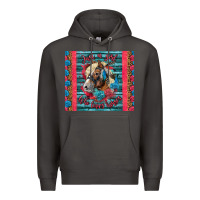 Smoke Just A Girl Who Loves Horses Premium Hoodie - LillyAllenDesigns