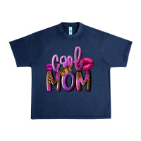 Navy Cool mom Mother's Day Urban Heavy Tee - FaDigitalArtStudio