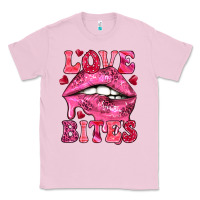 Bubblegum Pink Love bites Valentine's Day Classic Tee - HowdyJamesFarm