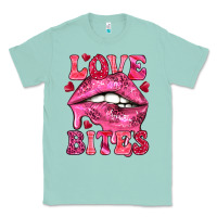 Seafoam Love bites Valentine's Day Classic Tee - HowdyJamesFarm