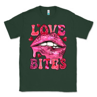 Sports Green Love bites Valentine's Day Classic Tee - HowdyJamesFarm
