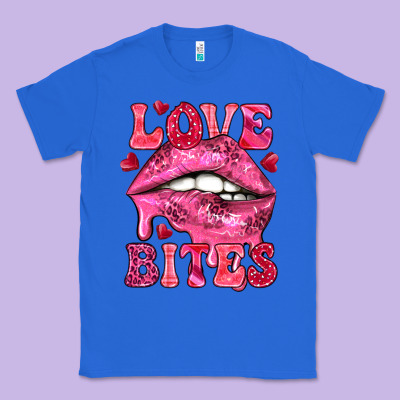 Love Bites Valentine's Day Classic Tee Designed By Howdyjamesfarm