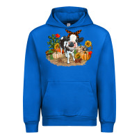 Cobalt Fall baby cow Urban Hoodie - RanaPortraitStore