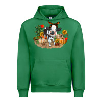 Emerald Fall baby cow Urban Hoodie - RanaPortraitStore
