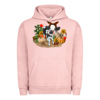 Pigment Salmon Fall baby cow Urban Hoodie - RanaPortraitStore