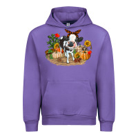 Tulip Fall baby cow Urban Hoodie - RanaPortraitStore