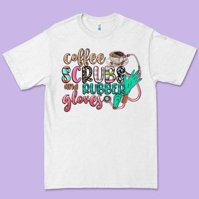 Coffee Scrubs And Rubber Gloves Premium Tee Designed By Cowgirlartshop
