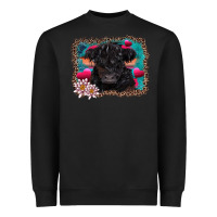 Black v.d belted galloway cow Heavyweight Sweatshirt - AdoDesignShop