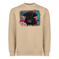 Mushroom v.d belted galloway cow Heavyweight Sweatshirt - AdoDesignShop
