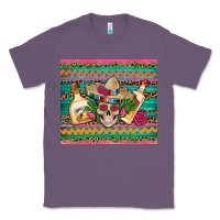 Lavender mexican tequila skull roses cactus sombrero Classic Tee - Artiststas