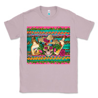 Lilac mexican tequila skull roses cactus sombrero Classic Tee - Artiststas