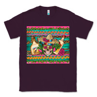 Plum mexican tequila skull roses cactus sombrero Classic Tee - Artiststas