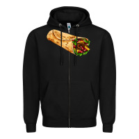 Black burrito Zipper Hoodie - AdoDesignShop