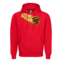 Red burrito Zipper Hoodie - AdoDesignShop