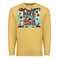 Antique Gold life is better by the campfire Premium Sweatshirt - JahusDesignShop