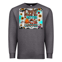Charcoal Heather life is better by the campfire Premium Sweatshirt - JahusDesignShop