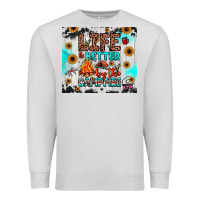 Dove Grey life is better by the campfire Premium Sweatshirt - JahusDesignShop