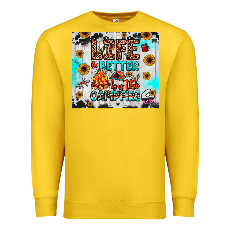 Life Is Better By The Campfire Premium Sweatshirt by JahusDesignShop | Teevron