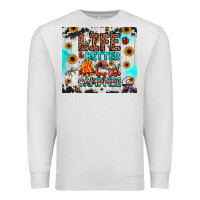 Oatmeal Heather life is better by the campfire Premium Sweatshirt - JahusDesignShop