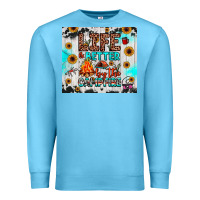 Ocean Blue life is better by the campfire Premium Sweatshirt - JahusDesignShop
