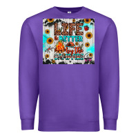 Purple life is better by the campfire Premium Sweatshirt - JahusDesignShop