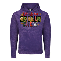Cloud Purple Christmas cookie crew Vintage Hoodie - FaDigitalArtStudio