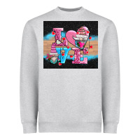 Heather Grey v.d love gnomes Heavyweight Sweatshirt - AdoDesignShop