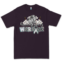 Plum brain cancer warrior Premium Tee - CowGirlArtShop