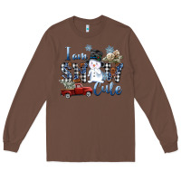 Chestnut I am Snow Cute Long Sleeve Tee - FaDigitalArtStudio