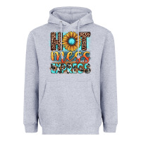 Heather Grey hot mess express Heavyweight Hoodie - JahusDesignShop