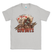 Moon Dust Long live cowboys cards Classic Tee - HowdyJamesFarm