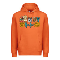 Carrot Western Howdy Heifer With Simmental Cow Premium Hoodie - LillyAllenDesigns