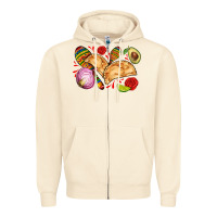 Sandshell empanadas roses onion lime and avocado Zipper Hoodie - AdoDesignShop