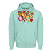 Seafoam empanadas roses onion lime and avocado Zipper Hoodie - AdoDesignShop