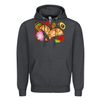Smoke empanadas roses onion lime and avocado Zipper Hoodie - AdoDesignShop