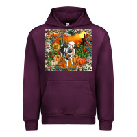 Mauve Wine Fall baby cow Urban Hoodie - RanaPortraitStore