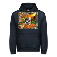 Navy Fall baby cow Urban Hoodie - RanaPortraitStore