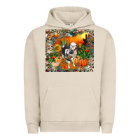 Pigment French Oak Fall baby cow Urban Hoodie - RanaPortraitStore