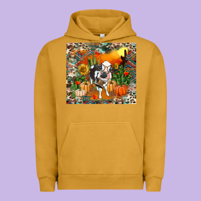 Fall Baby Cow Urban Hoodie Designed By Ranaportraitstore