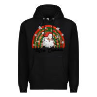 Black merry christmas santa rainbow Premium Hoodie - Jasminsmagicworld