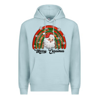 Blue Mist merry christmas santa rainbow Premium Hoodie - Jasminsmagicworld
