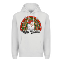 Dove Grey merry christmas santa rainbow Premium Hoodie - Jasminsmagicworld